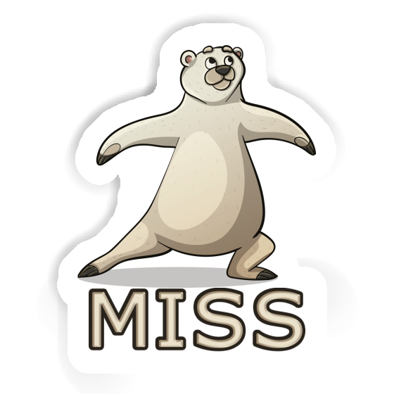 Miss Sticker Bear Laptop Image