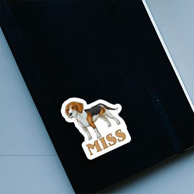 Miss Sticker Beagle Image