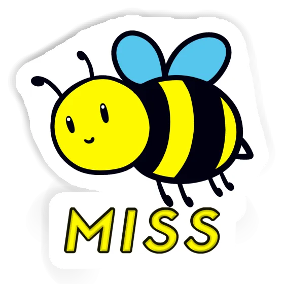 Miss Autocollant Abeille Notebook Image