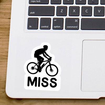 Sticker Biker Miss Notebook Image