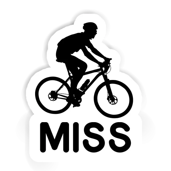 Sticker Biker Miss Image