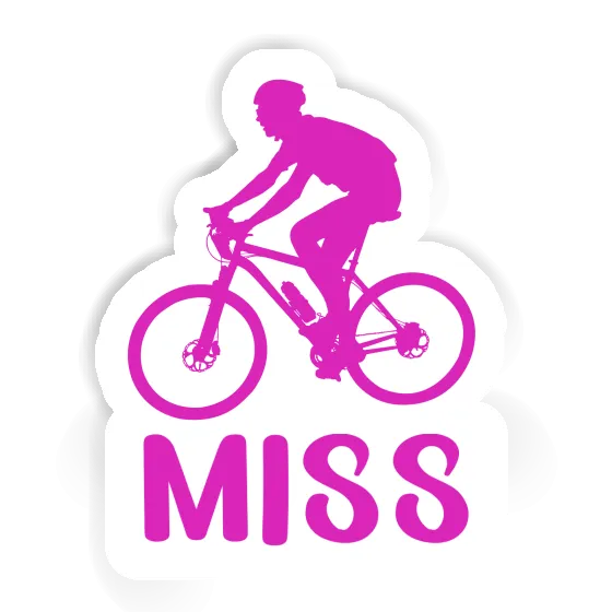 Miss Aufkleber Biker Image