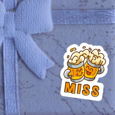 Sticker Miss Beer Image