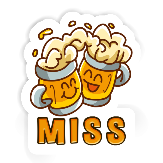 Beer Sticker Miss Notebook Image