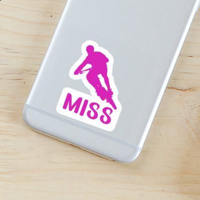 Sticker Miss Biker Image