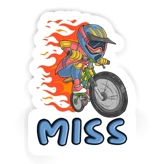 Miss Sticker Biker Notebook Image