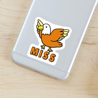 Autocollant Oiseau Miss Image