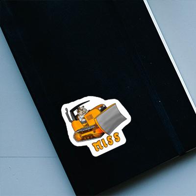 Sticker Bulldozer Miss Gift package Image