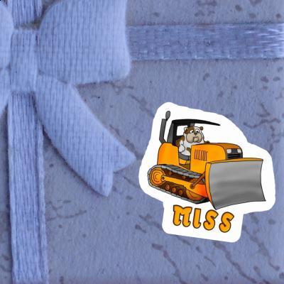 Autocollant Bulldozer Miss Gift package Image