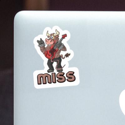 Sticker Rocking Bull Miss Notebook Image