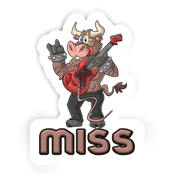 Sticker Miss Bull Notebook Image