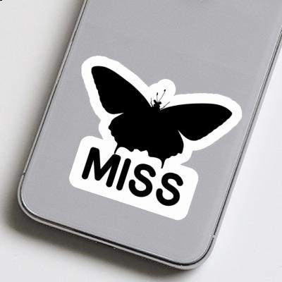 Sticker Miss Butterfly Notebook Image