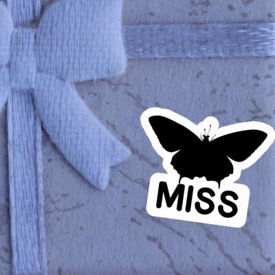 Sticker Miss Butterfly Image