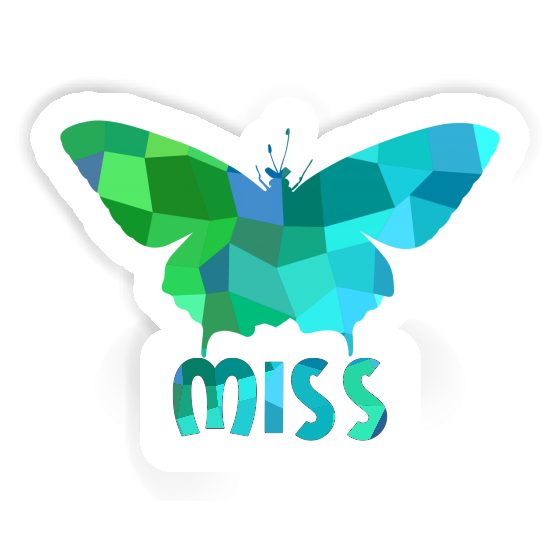 Miss Sticker Butterfly Image