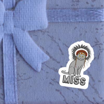 American Indian Sticker Miss Laptop Image