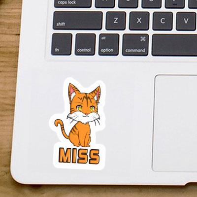 Cat Sticker Miss Notebook Image