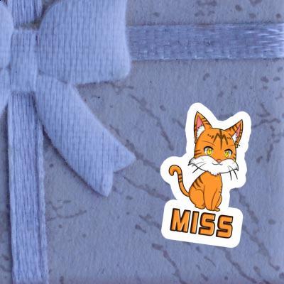 Cat Sticker Miss Notebook Image