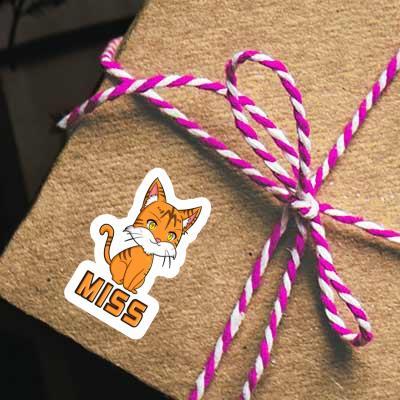 Sticker Katze Miss Gift package Image