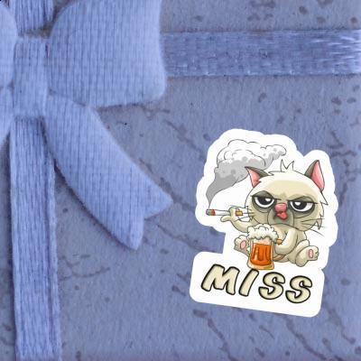 Sticker Rauchende Katze Miss Gift package Image