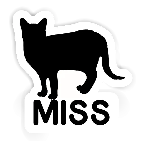 Katze Sticker Miss Image