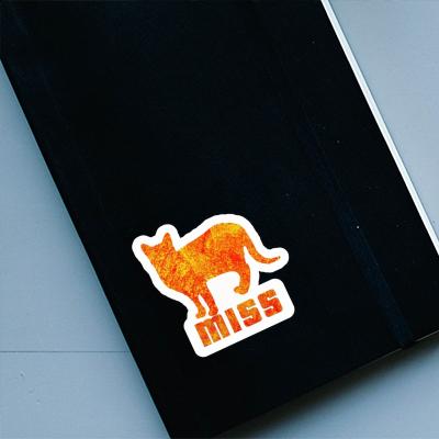 Miss Sticker Cat Notebook Image