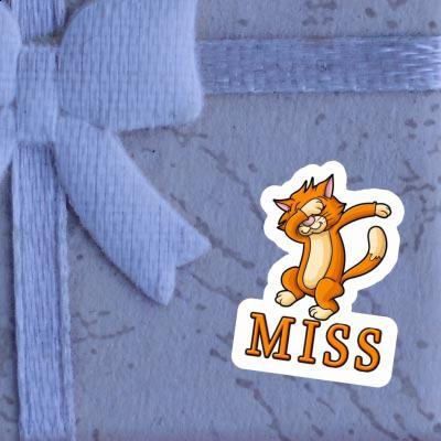 Sticker Miss Dabbing Cat Image