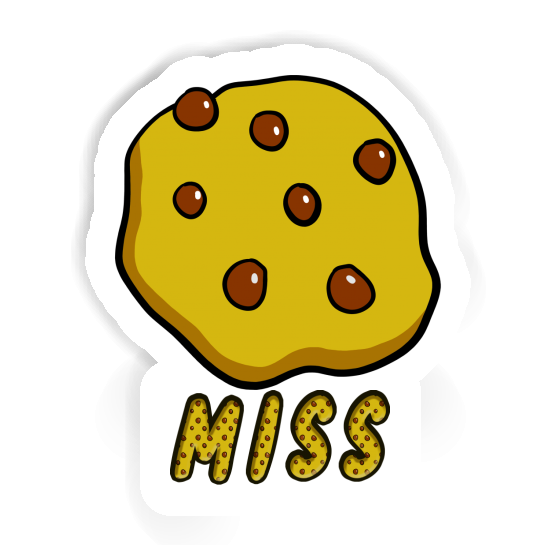 Miss Sticker Cookie Image