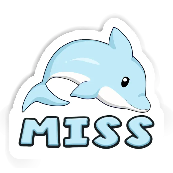 Dolphin Sticker Miss Image