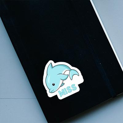 Delphin Sticker Miss Laptop Image