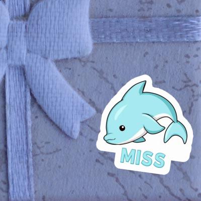 Delphin Sticker Miss Notebook Image