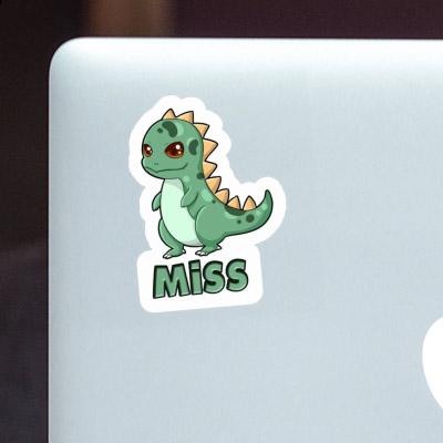 Miss Autocollant Dino Laptop Image