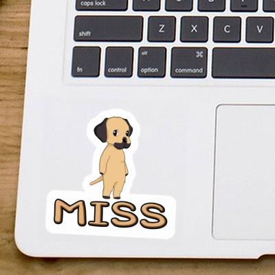 Rhodesian Ridgeback Sticker Miss Laptop Image