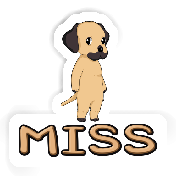 Sticker Miss Rhodesian Ridgeback Notebook Image