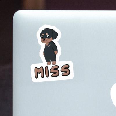 Sticker Rottweiler Miss Gift package Image