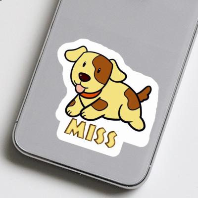 Dog Sticker Miss Laptop Image