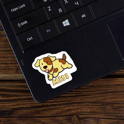 Dog Sticker Miss Notebook Image