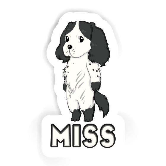 Miss Aufkleber English Cocker Spaniel Notebook Image