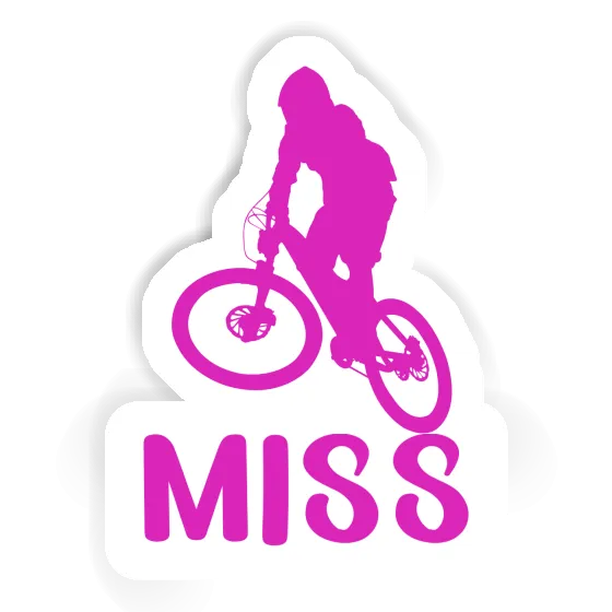 Sticker Miss Downhiller Notebook Image