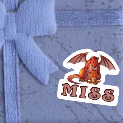 Sticker Drache Miss Image