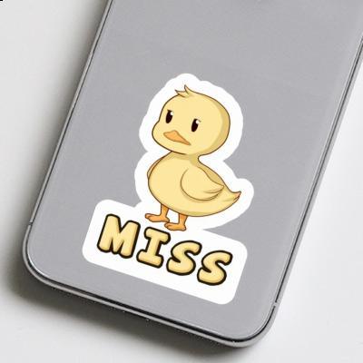 Sticker Miss Duck Image