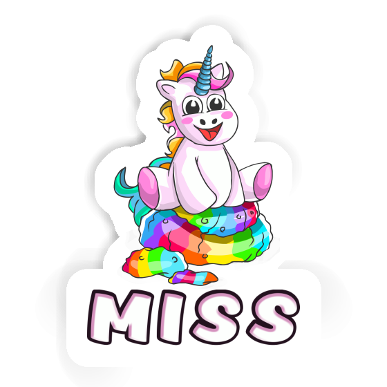 Baby Einhorn Sticker Miss Laptop Image