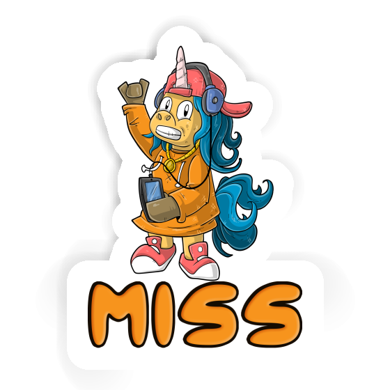 Hip-Hop Einhorn Sticker Miss Gift package Image