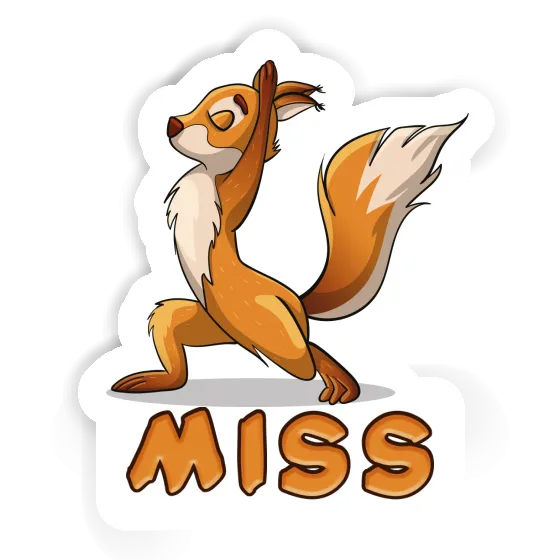 Sticker Squirrel Miss Image