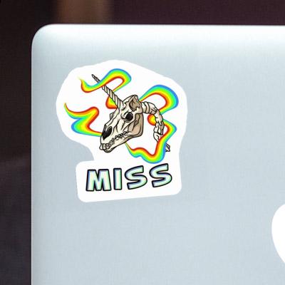 Sticker Miss Skull Notebook Image