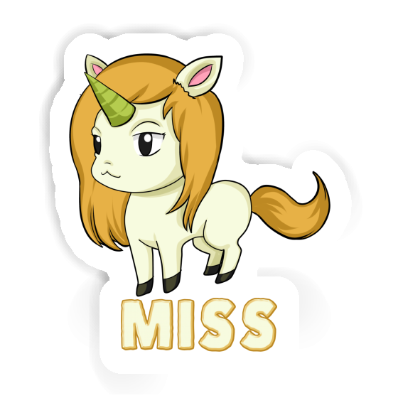 Sticker Unicorn Miss Gift package Image