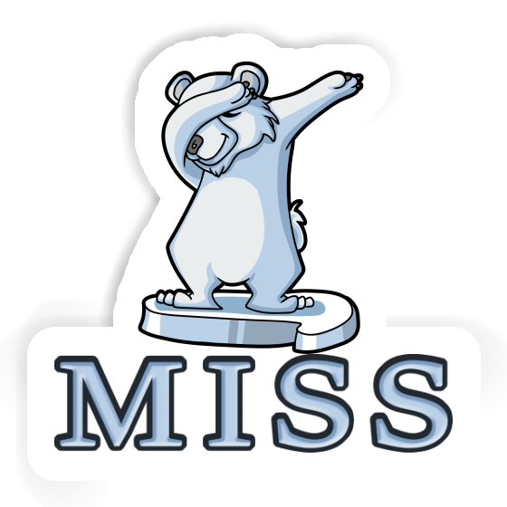 Polar Bear Sticker Miss Laptop Image