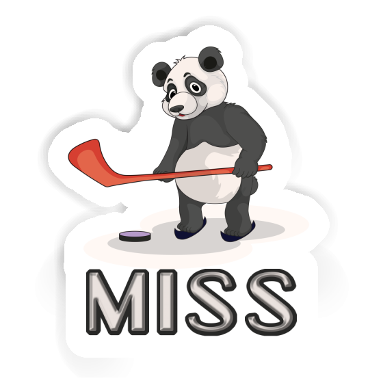 Sticker Eishockey-Panda Miss Gift package Image