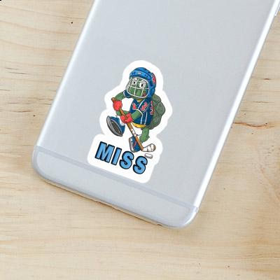 Sticker Hockey Player Miss Gift package Image