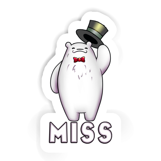 Miss Sticker Icebear Laptop Image