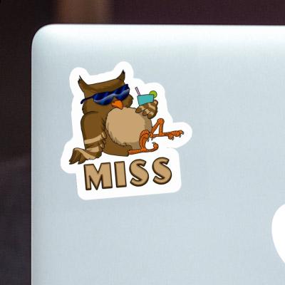 Cool Owl Sticker Miss Image